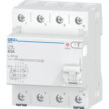 Proudový chránič OEZ LETOHRAD OEZ Proudový chránič,LFN-63-4-300B-S OEZ:46445