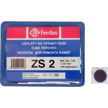 Lepící sada FERDUS lepení-záplata ZS2 kulatá 25mm box 100ks