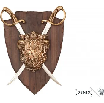 Sběratelství Denix Erb Zdobený Dvěma Šavlemi