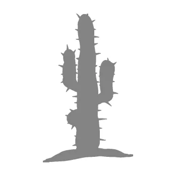 Samolepící dekorace SAMOLEPKA Kaktus 002 levá (17 - šedá) NA AUTO, NÁLEPKA, FÓLIE, POLEP, TUNING, VLASTNÍ TEXT, TISK, AUTOSAMOLEPKY.cz, POLEPY, OBRÁZEK, LOGO, SAMOLEPKY