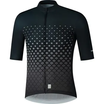 cyklistický dres SHIMANO BREAKAWAY dres s krátkým rukávem, pánský, navy, XXXL