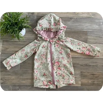 Dívčí mikina NuNa Kids Mikina s růžemi zelená 62 zelená