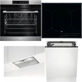 Set domácích spotřebičů AEG BSK782380M + AEG Mastery SenseFry IAE64431FB + AEG DGB3523S + AEG FSK73607Z