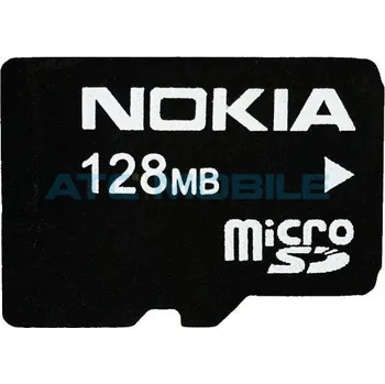 Náhradní díl pro mobilní telefon Nokia microSD karta MU-26 128MB, bulk a zpět 4 Kč s ATC Clubem