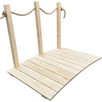Zahradní můstek Lávka s provazem 1,8 m Vladeko