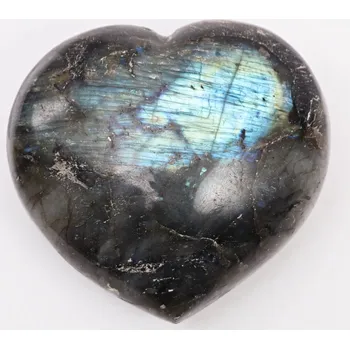 Drahý kámen Magieprirody.cz Srdce Labradorit 83x80 mm 426g přírodní kámen #K559