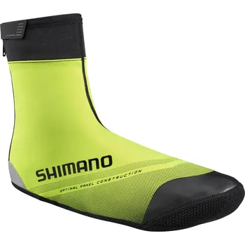 Cyklistické návleky SHIMANO S1100X SOFT SHELL návleky na obuv (5-10°C), neon žlutá, L (42-43)