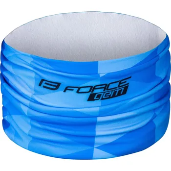 Nákrčník šátek FORCE GEM jaro/podzim, modrý UNI