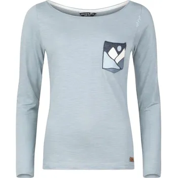 Dámské tričko Chillaz dámské triko Takaka Hill Barva: Grey Blue, Velikost: 36/S