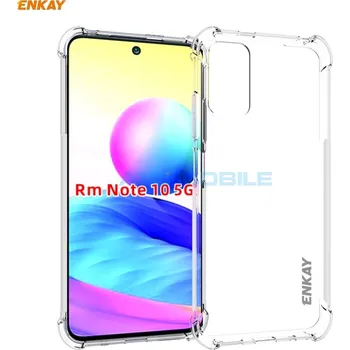 Pouzdro na mobilní telefon Shockproof kryt ENKAY Xiaomi Redmi Note 10 5G, Poco M3 Pro čirý a zpět 11 Kč s ATC Clubem