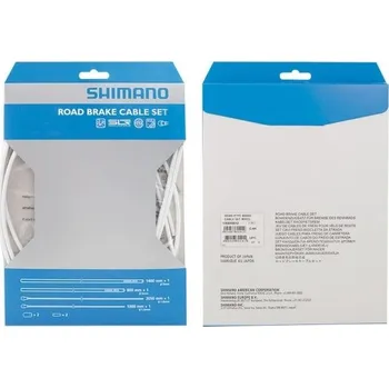 Lanko pro jízdní kolo SHIMANO bowdeny+lanka brzdový set SH DA79 silniční, bílý