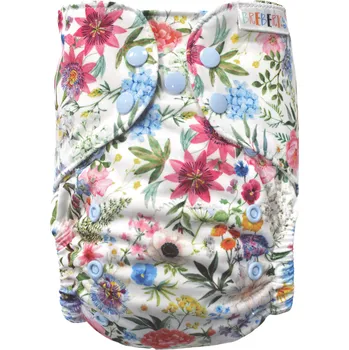 Plena Breberky BIO Bambusová kapsová plenka (M) - Hortenzie PAT