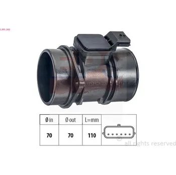 Autoelektrika Snímač množství protékajícího vzduchu EPS 1.991.363