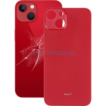 iPhone 13 zadní kryt (sklo) červený s logem (OEM) - Big Hole a zpět 14 Kč s ATC Clubem