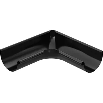 okap BRYZA Roh žlabu vnitřní pozinkovaný Ø 150 mm, Černá RAL 9005
