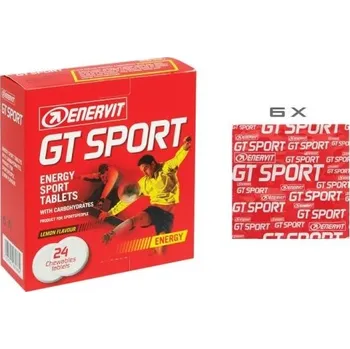 ENERVIT GT SPORT box 24ks energy tablet, citron