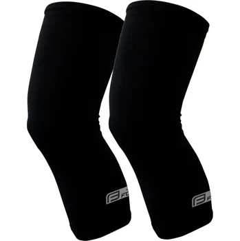 Cyklistické návleky návleky na kolena FORCE RACE, lepené, černé M