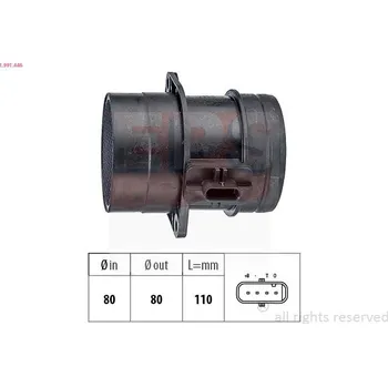 Autoelektrika Snímač množství protékajícího vzduchu EPS 1.991.446