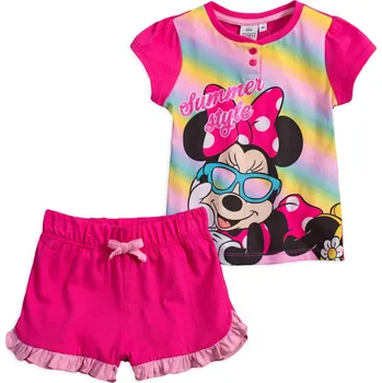 Dívčí pyžamo Dívčí pyžamo DISNEY MINNIE SUMMER STYLE fuchsie Velikost: 98