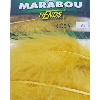 Hends Marabou peří Straw Yellow