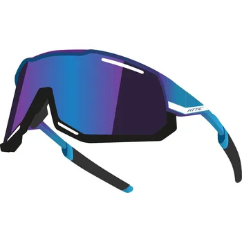 cyklistické brýle brýle FORCE ATTIC fial.-modré,modrá kontr. skla