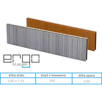 Průmyslová sponka Spona 343/40 ZN PR sponky do sponkovačky 99/40