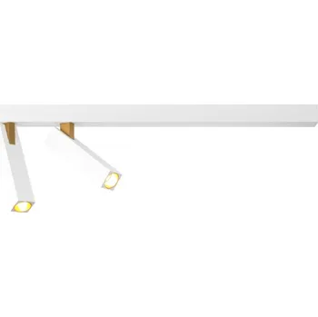 Wever & Ducré Lineární stropní svítidlo se dvěma zdroji Mick Ceiling 2.0 Teplota chromatičnosti: 3000 Kelvinů, Barevná varianta: Bílá / Zlatá 159244J5