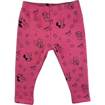 Dívčí legíny Cactus Clone Zateplené legíny pro miminka - Minnie, červeno-růžové Velikost: 62-68