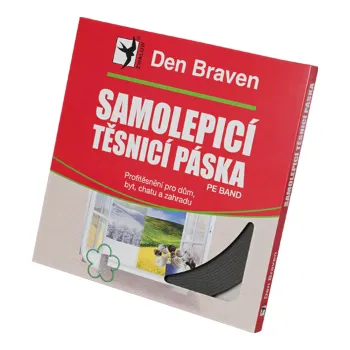 Těsnění do okna a dveří Den Braven samolepicí těsnicí páska do oken a dveří 9mm