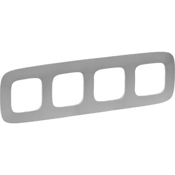 vypínač VALENA ALLURE RÁMEČEK 4-NÁSOBNÝ HLINÍK LEGRAND 754394