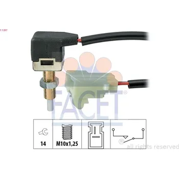 Spínač, ovládání spojky (GRA) FACET 7.1297