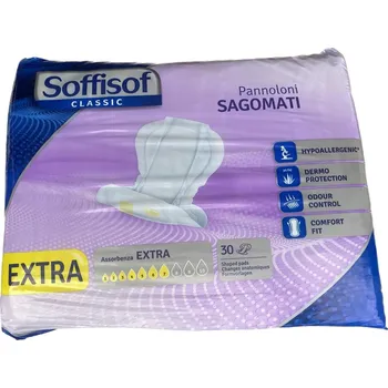 Inkontinenční vložka Tvarované vložky EXTRA, střední až těžká inkontinence, 1720 ml, 30 ks/bal. 00233