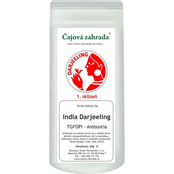 Čaj Čajová zahrada India Darjeeling TGFOPI Ambootia - černý čaj Varianta: černý čaj 500g