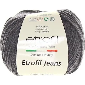 Příze Etrofil Jeans tmavě šedá 067