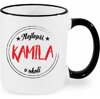 Hrnek - Nejlepší Kamila v okolí Barva: Černá