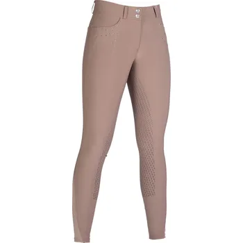 Jezdecké kalhoty HKM Rajtky Lavender Bay HKM, s gripem, dámské, taupe 36