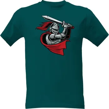 Tričko s potiskem Rytíř s mečem pánské