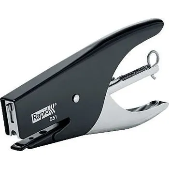 Mechanická sešívačka Rapid S51 (spony 21/4 mm), černá