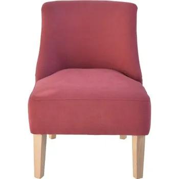 Křeslo Čalouněné křeslo DT64 Barva nohou: Jiná viz. poznámky, Sametové čalounění: Azure, Přírodní látka: Jiná viz. poznámky