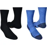Ponožky VAVRYS Trek CMX 2-pack Barva: černá-modrá, Velikost: 43-45 EU