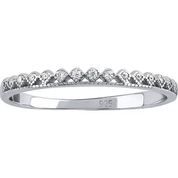 Prsten Stříbrný prsten Titty s Brilliance Zirconia obvod 59 mm