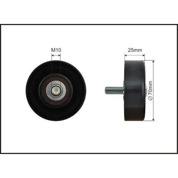 Vratná/vodicí kladka, klínový žebrový řemen CAFFARO 500451