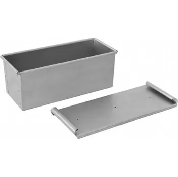 Nádoba na pečení Forma s víkem na toustový chléb (pohliníkovaná ocel 8/10) 50x10, v.10cm