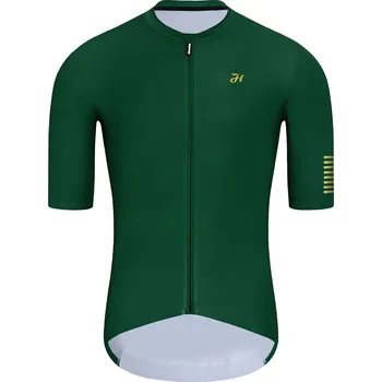 cyklistický dres HOLOKOLO Cyklistický dres s krátkým rukávem - VICTORIOUS GOLD - zelená 4XL