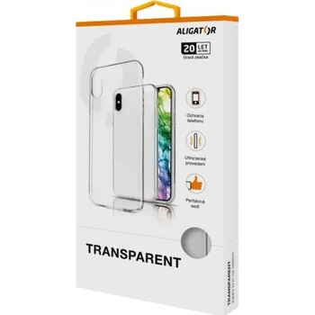 Pouzdro na mobilní telefon ALIGATOR Transparent pro T Phone Pro čiré