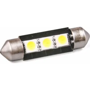 Autožárovka žárovka LED 12V 10W SV 10x39mm čirá SMD