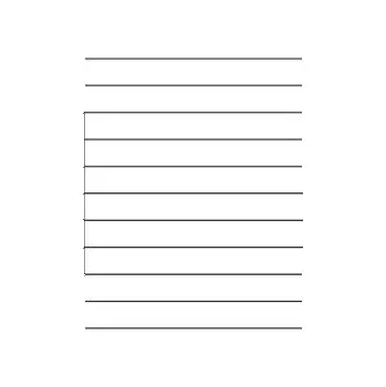 Samolepící etiketa Samolepicí bílé etikety 210 x 25,5 mm, A4 (100 ks)