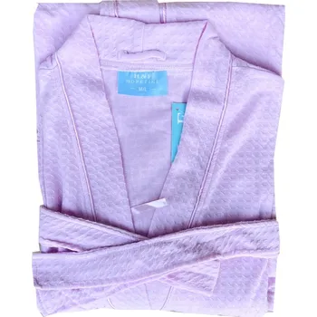 Dámské pyžamo C-Lemon Dámský bavlněný župan - HFJ33 Barva: Lososová, Velikost: L/XL