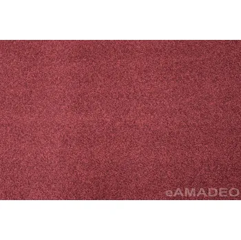 Koberec Lano Belgie Metrážový koberec Supersoft 110 - červený - 4m