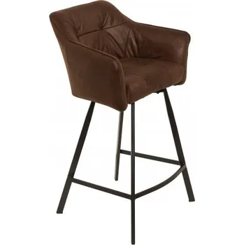 Barová židle Barová židle LOFT antik hnědá mikrovlákno